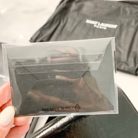 Saint Laurent Black Clutch - Picture 3 of 4